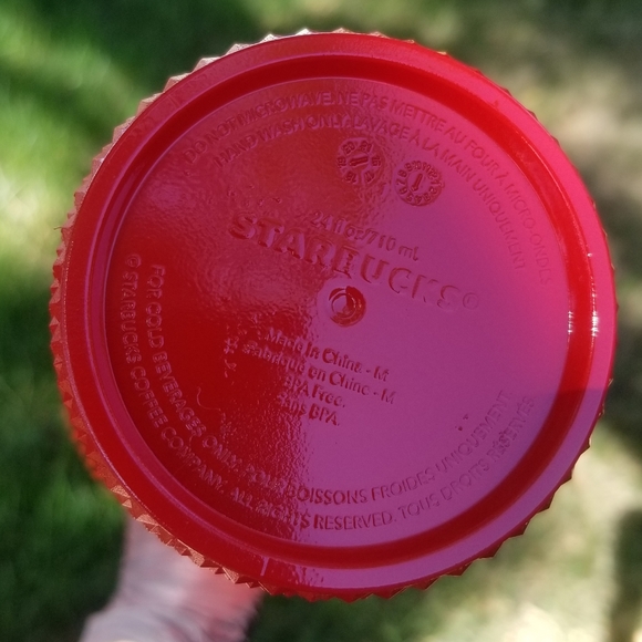 🆕️Starbucks, Custom, Apple Red Studded Tumbler - Picture 6 of 10